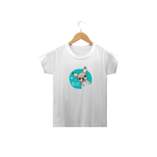 Nome do produtoCamiseta Infantil Chihuahua Hello