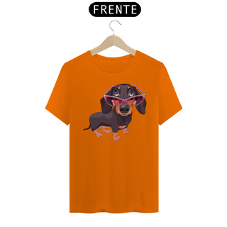 Nome do produtoCamiseta Dachshund de Óculos