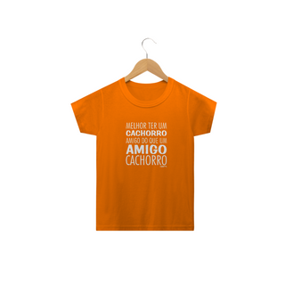 Nome do produtoCamiseta Infantil Cachorro Amigo ou Amigo Cachorro