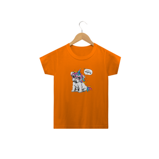 Nome do produtoCamiseta Infantil Bulldog Francês Unicórnio - I am So Magical