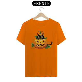 Nome do produtoCamiseta Gato Preto Halloween