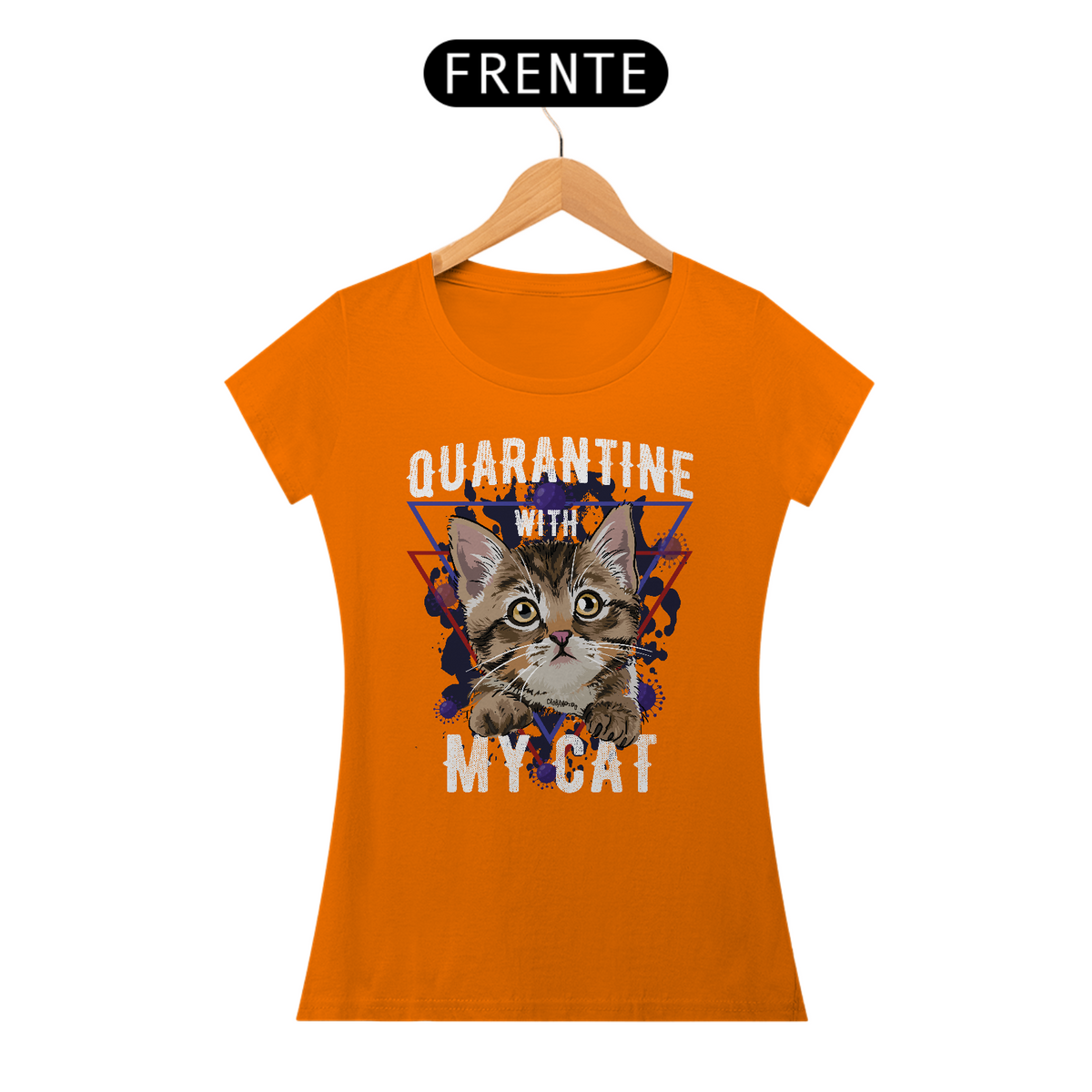 Nome do produto: Baby Look Quarantine With My Cat