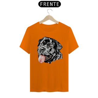 Nome do produtoCamiseta Rottweiler Cara Preta Pintura Digital