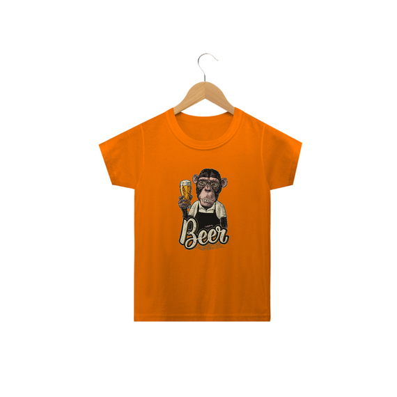 Camiseta Infantil Macaco - Modelo 2