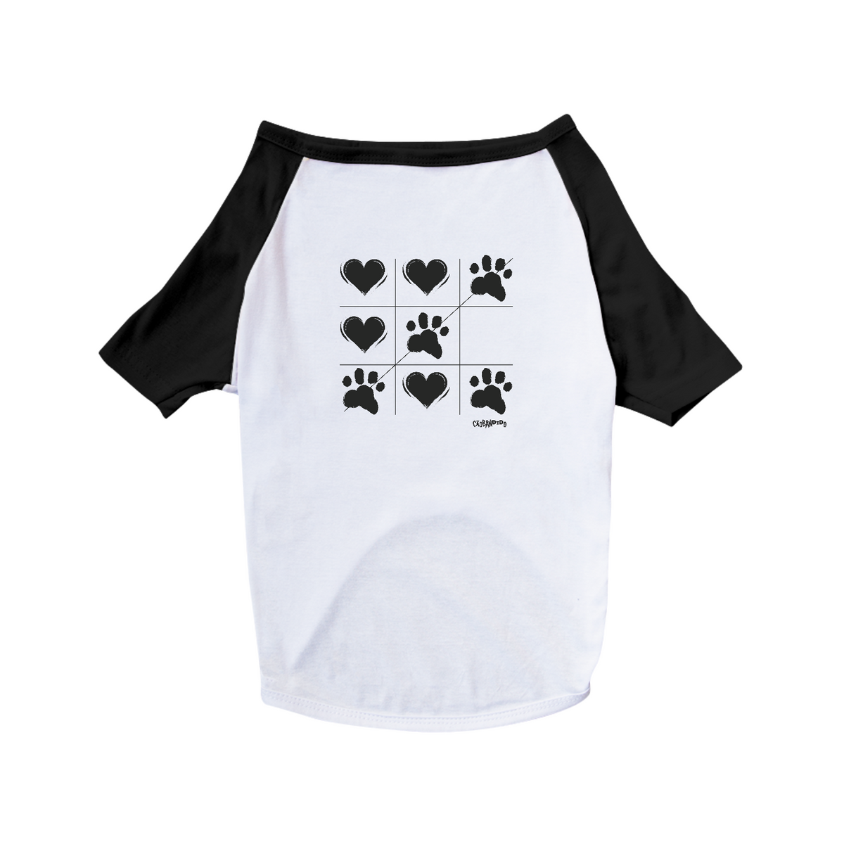 Nome do produto: Camiseta para Cachorro - Jogo da Velha