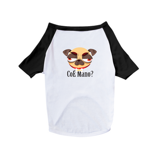 Camiseta para Cachorro - Pug CoÉ Mano