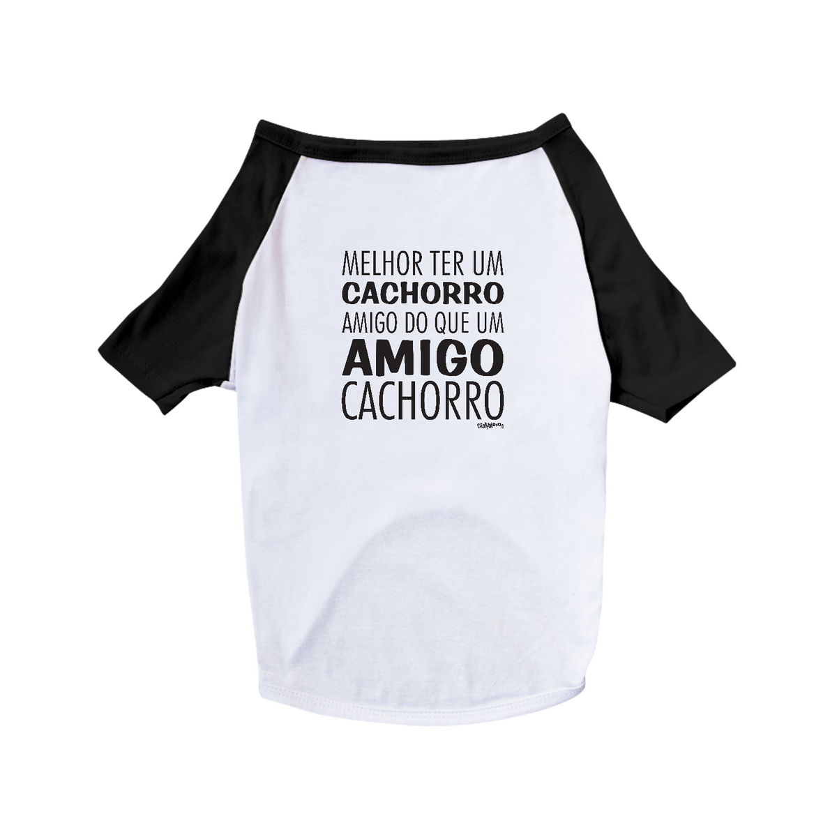 Nome do produto: Camiseta para Cachorro - Cachorro Amigo ou Amigo Cachorro