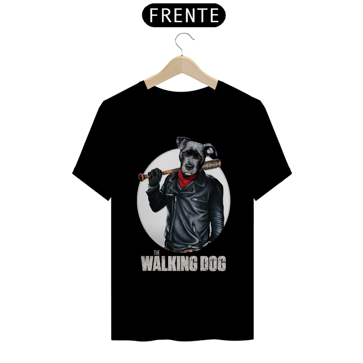 Nome do produto: Camiseta Cachorro The Walking Dog