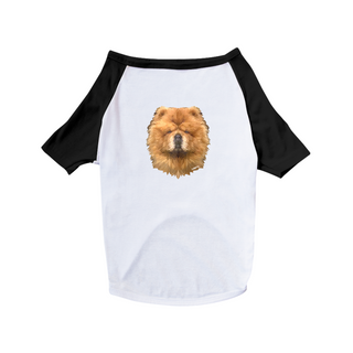 Camiseta para Cachorro - Chow Chow Mosaico