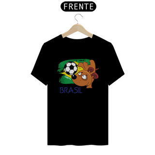 Camiseta Brasil - Cachorro Jogador