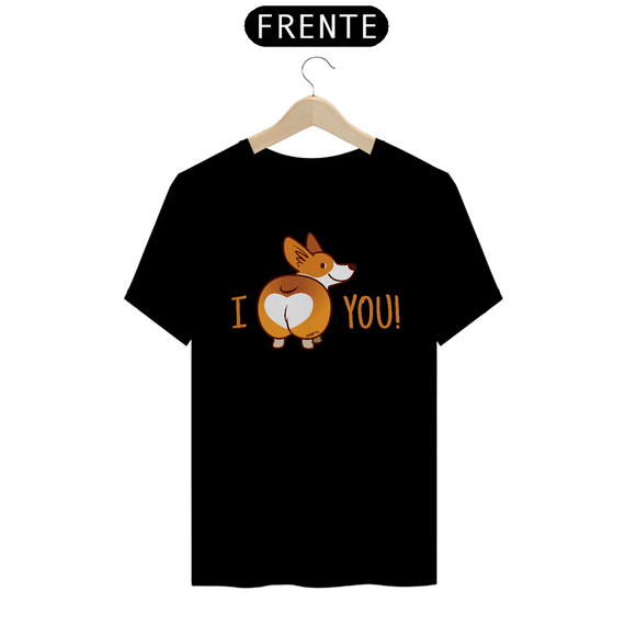 Camiseta Corgi - I Love You
