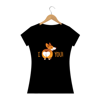 Nome do produtoBaby Look Corgi - I Love You