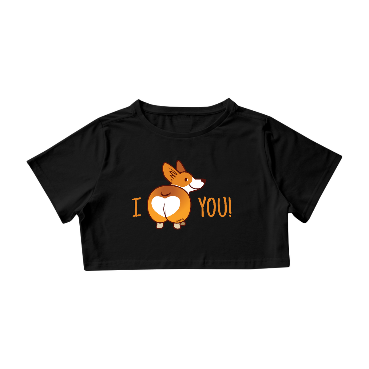 Nome do produto: Cropped Corgi - I Love You