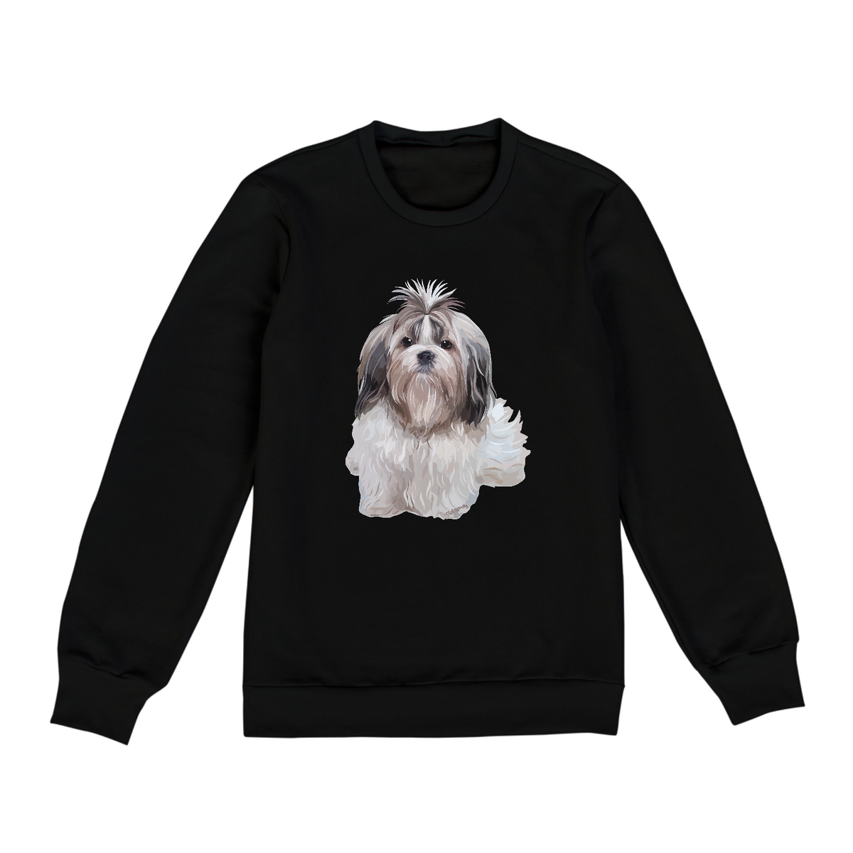 Nome do produto: Moletom Blusão Shih Tzu Realista