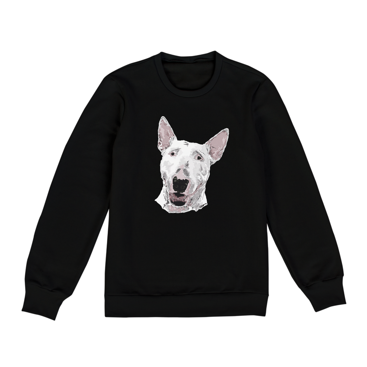 Nome do produto: Moletom Blusão Bull Terrier Pintura Digital