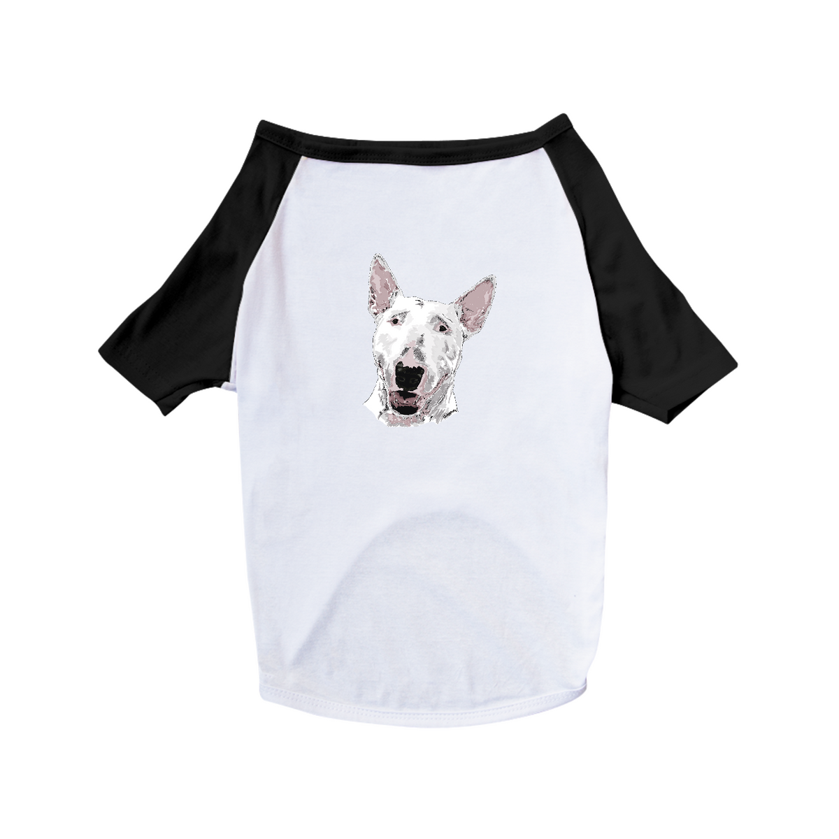 Nome do produto: Camiseta para Cachorro - Bull Terrier Pintura Digital