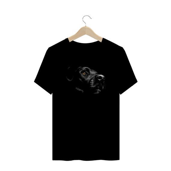 Camiseta Plus Size Labrador Retriever Preto