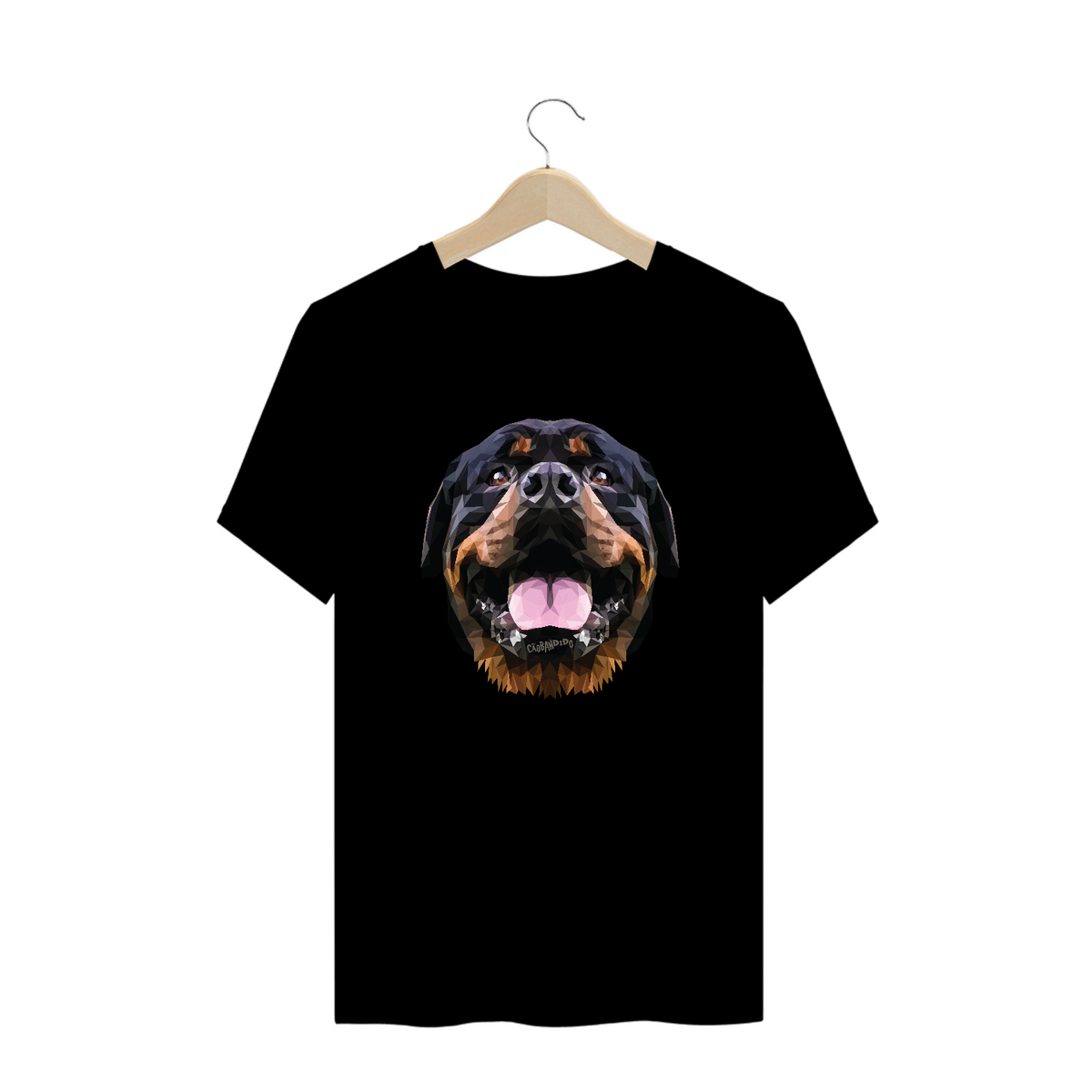 Nome do produto: Camiseta Plus Size Rottweiler