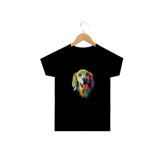 Nome do produtoCamiseta Infantil Golden Retriever Ilustração Cores