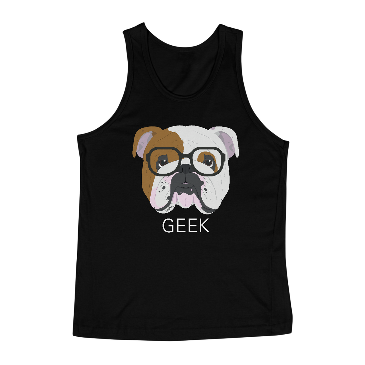 Nome do produto: Regata Bulldog Inglês Geek