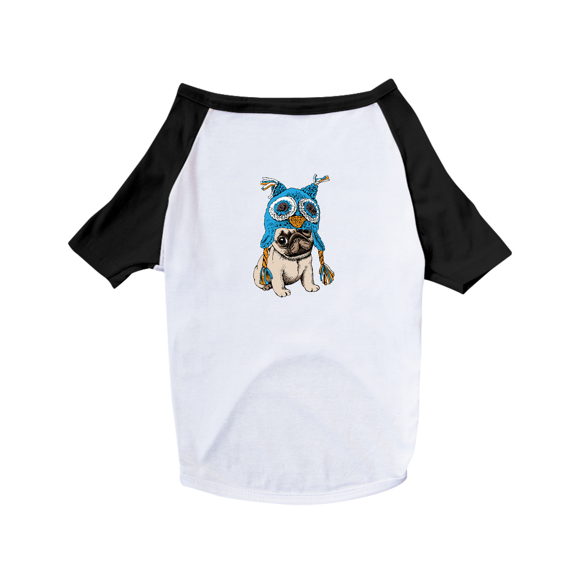 Nome do produto: Camiseta para Cachorro - Pug Coruja