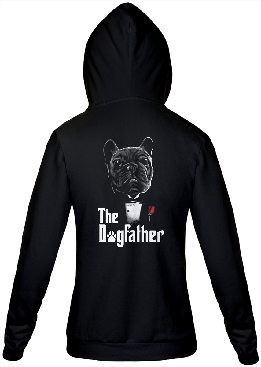Nome do produto: Moletom com Zíper e Capuz - The Dogfather