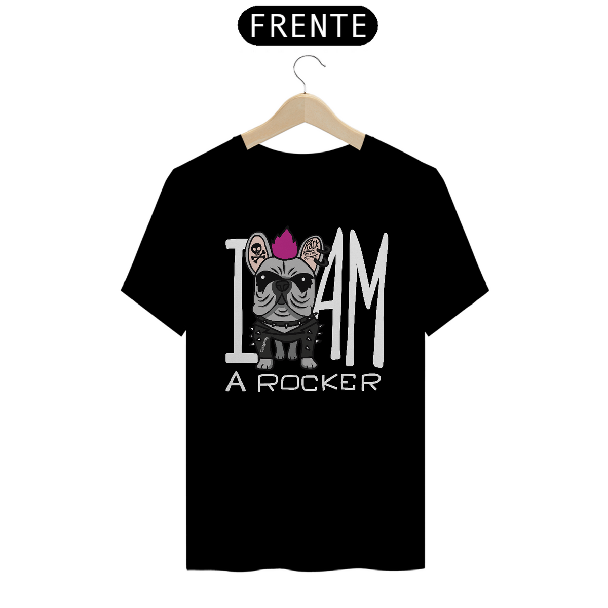 Nome do produto: Camiseta I Am a Rocker