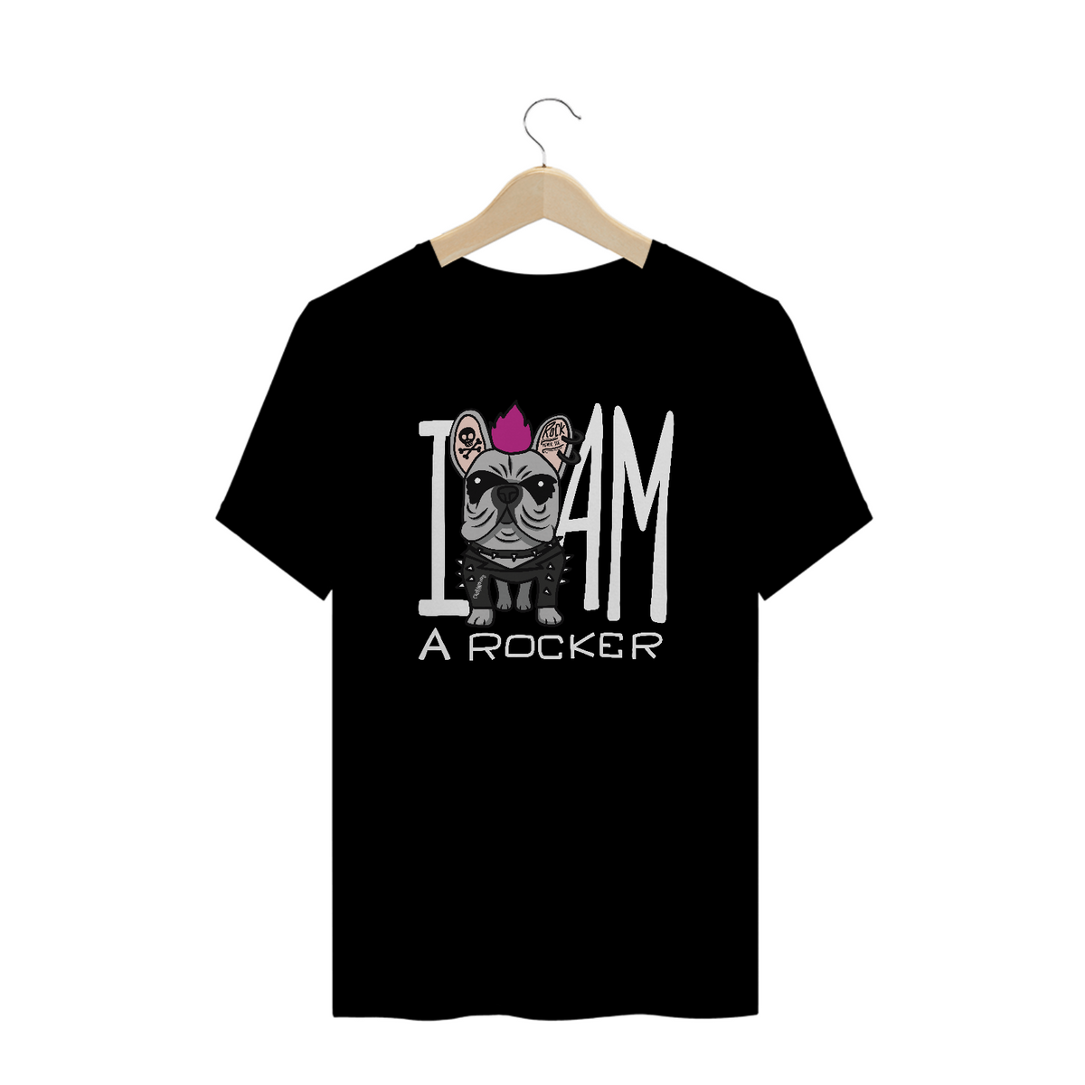Nome do produto: Camiseta Plus Size I Am a Rocker