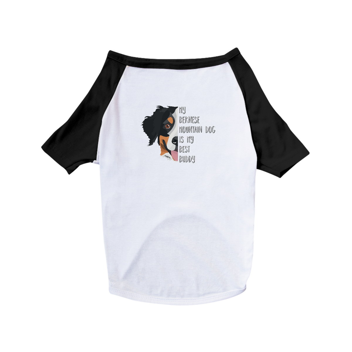 Nome do produto: Camiseta para Cachorro - Meu Bernese é Meu Melhor Amigo