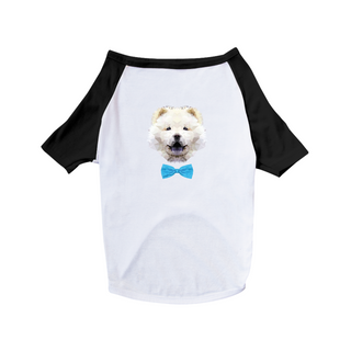 Camiseta para Cachorro - Chow Chow Creme de Gravatinha