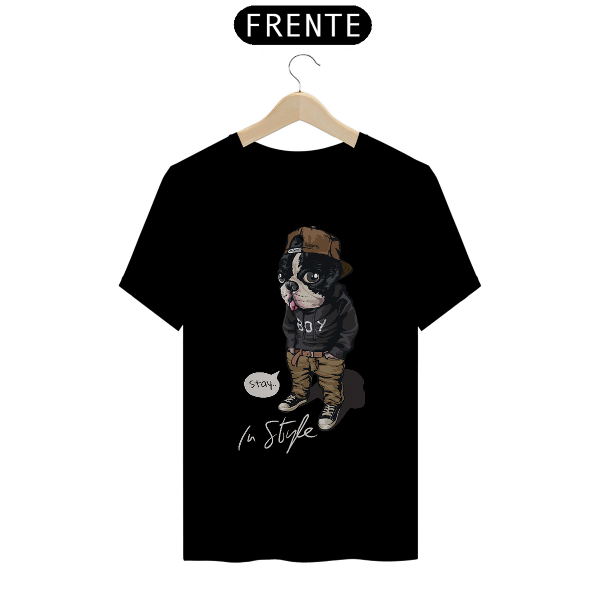 Nome do produto: Camiseta Cachorro - Stay in Style