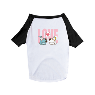 Nome do produtoCamiseta para Cachorro - Casal Love