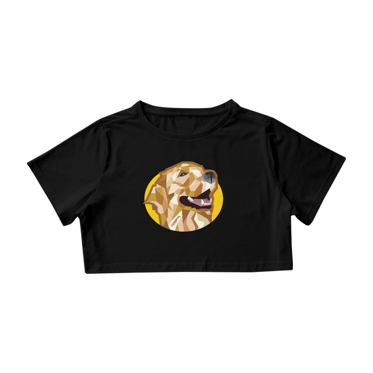 Nome do produto: Cropped Golden Retriever Mosaico Guth Dog