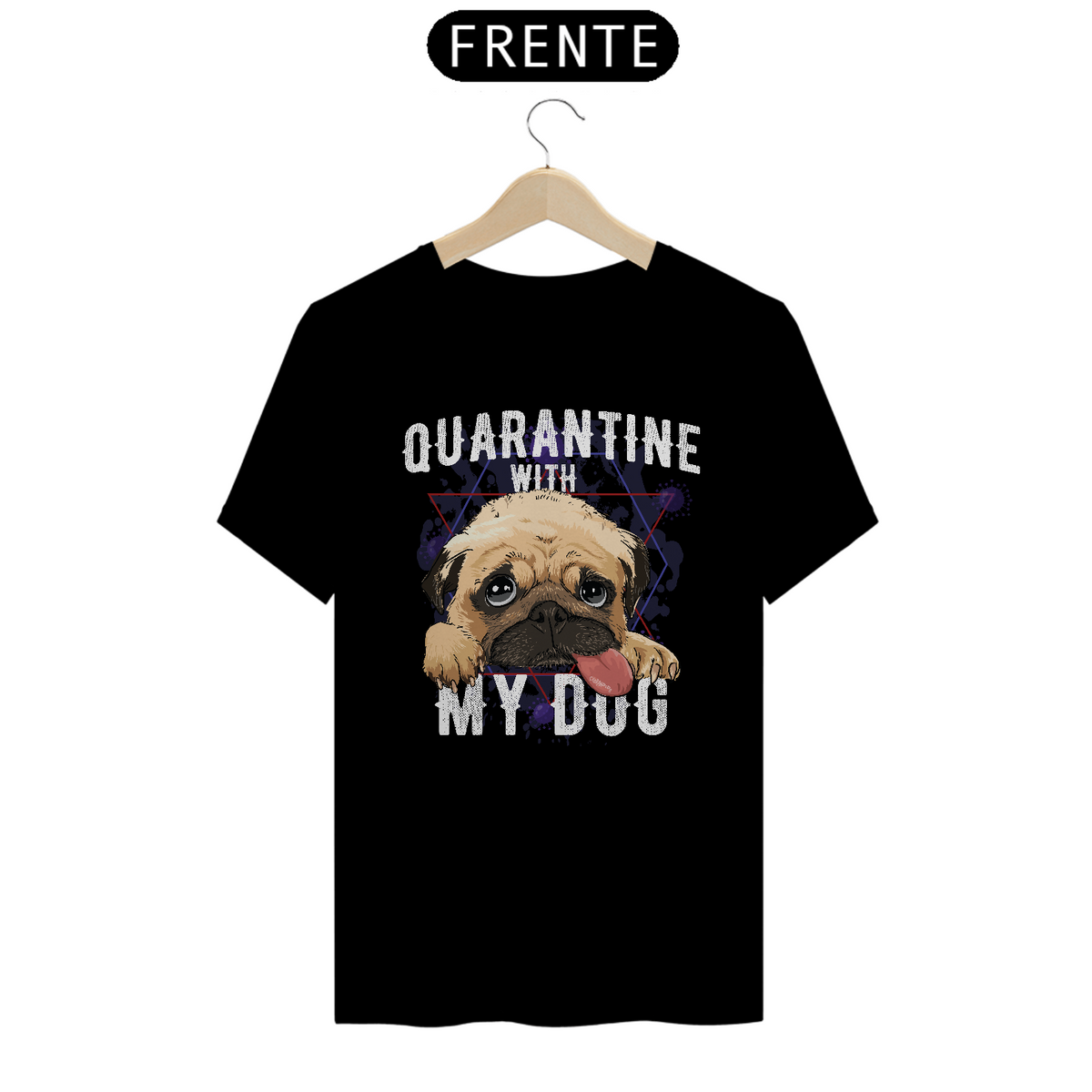 Nome do produto: Camiseta Quarantine With My Dog