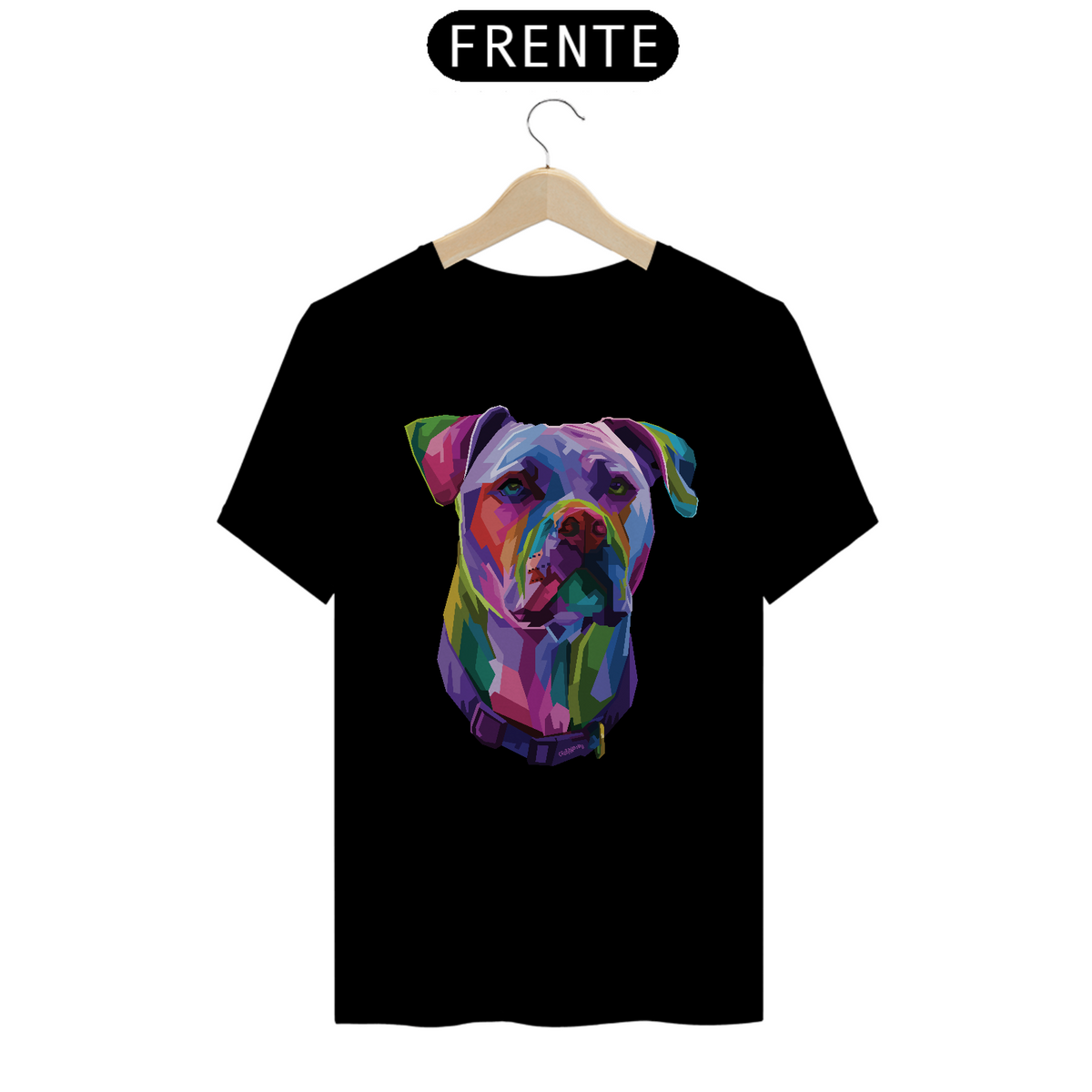 Nome do produto: Camiseta Pitbull Pop Art