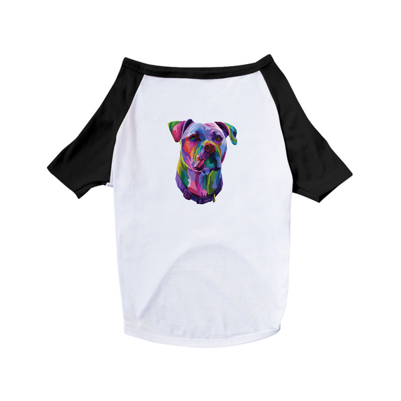 Camiseta para Cachorro - Pitbull Pop Art