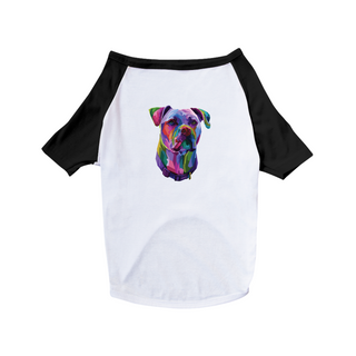 Nome do produtoCamiseta para Cachorro - Pitbull Pop Art