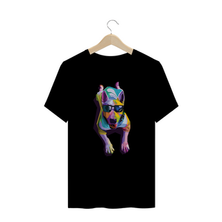 Nome do produtoCamiseta Plus Size Cachorro Deitado Pop Art