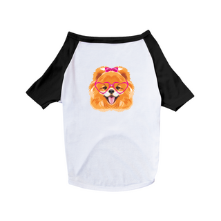 Nome do produtoCamiseta para Cachorro - Spitz Alemão - Lulu da Pomerânia Fêmea