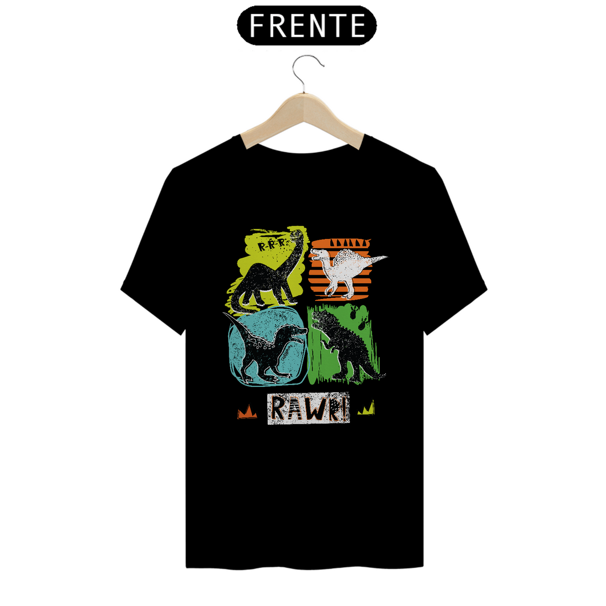 Nome do produto: Camiseta Dinossauro - Modelo 3