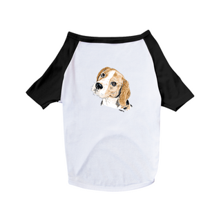 Camiseta para Cachorro - Beagle Pintura Digital