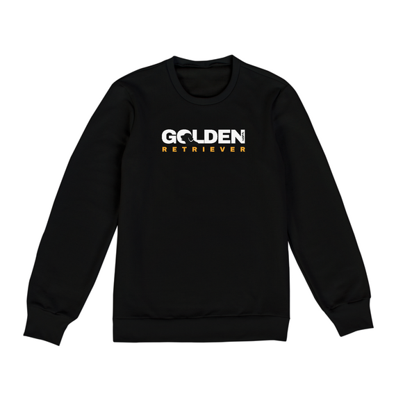 Moletom Blusão Golden Retriever Logotipo