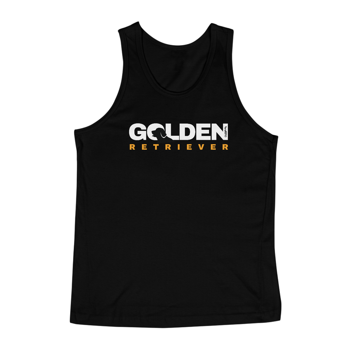 Nome do produto: Regata Golden Retriever Logotipo