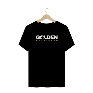 Camiseta Plus Size Golden Retriever Logotipo