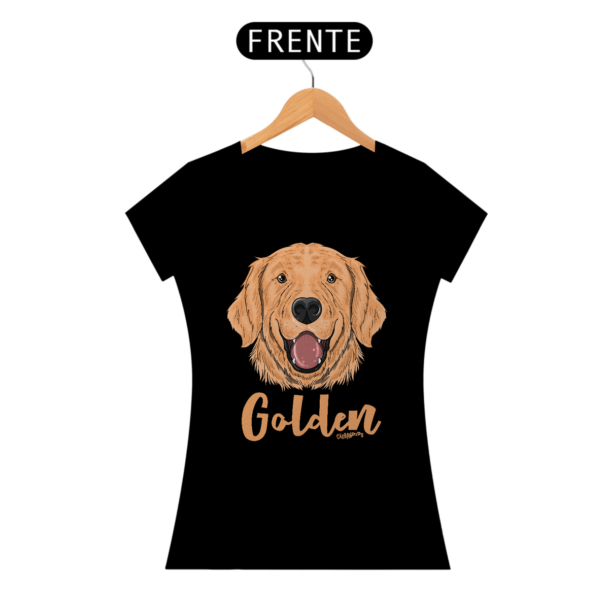 Nome do produto: Baby Look Cachorro Golden