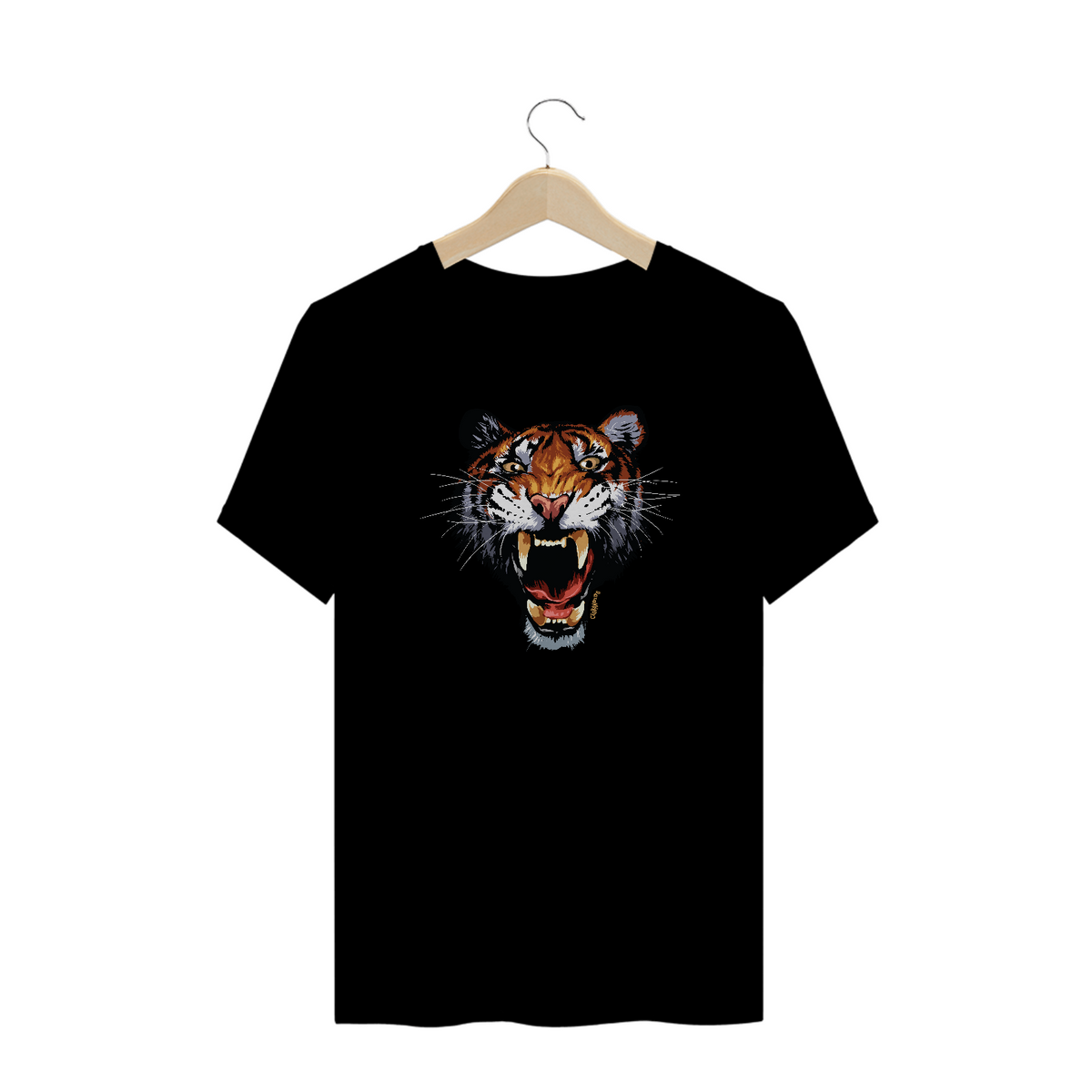 Nome do produto: Camiseta Plus Size Tigre - Modelo 1