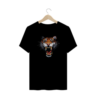 Camiseta Plus Size Tigre - Modelo 1