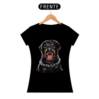 Nome do produtoBaby Look Rottweiler com Cara de Bravo