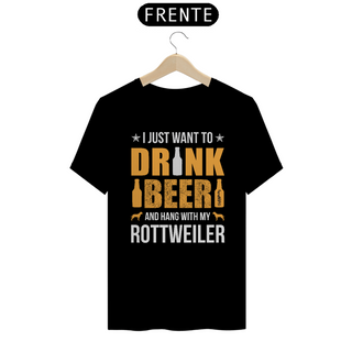 Camiseta Cerveja e Rottweiler