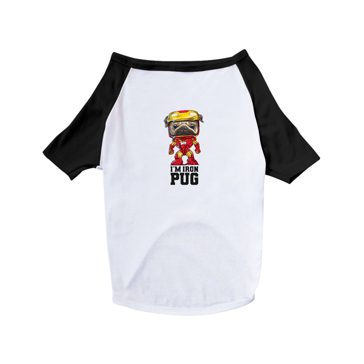 Nome do produto: Camiseta para Cachorro - I\'m Iron Pug